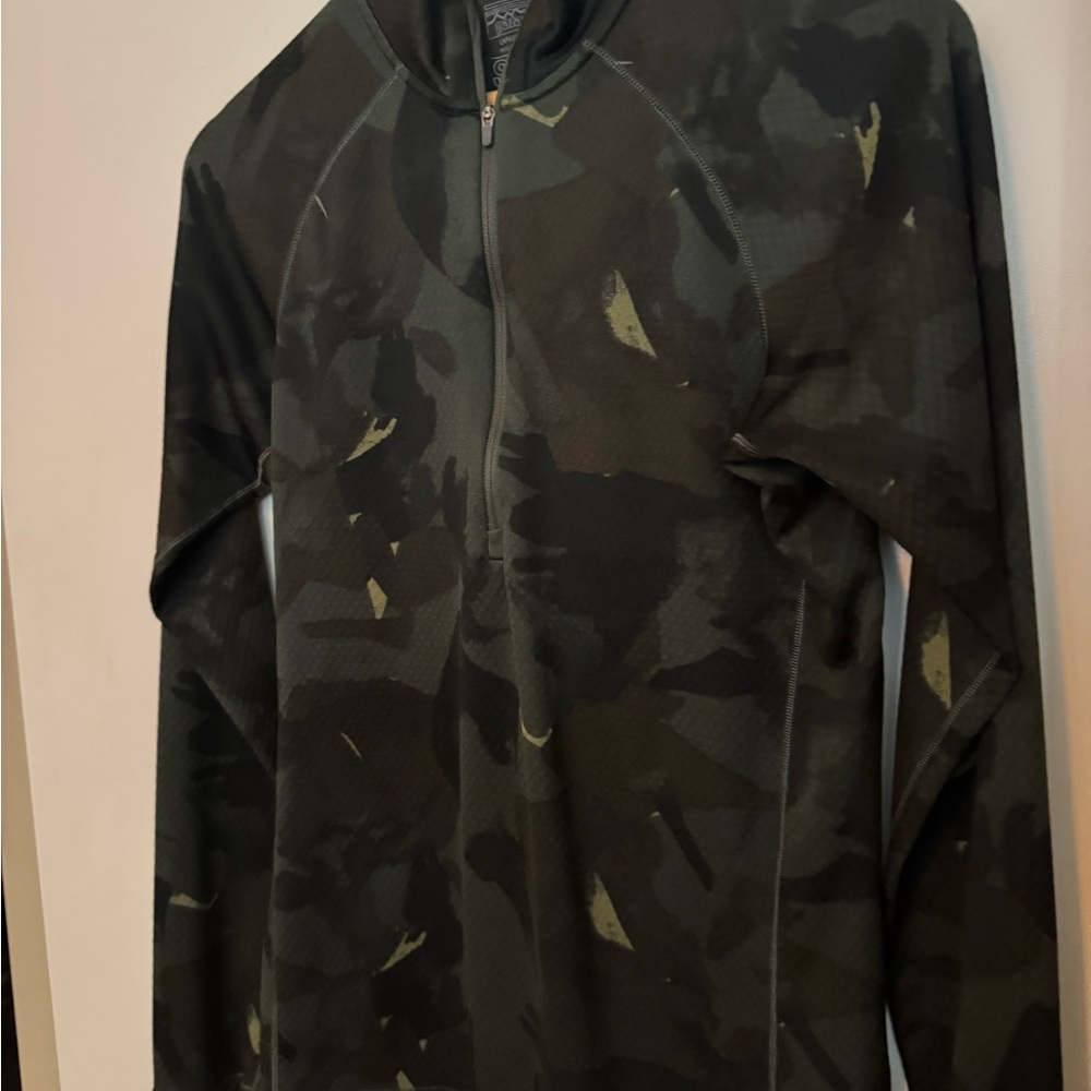 Patagonia Men's Camouflage Quarter-Zip Jersey Shirt Small - Picture 9 of 11